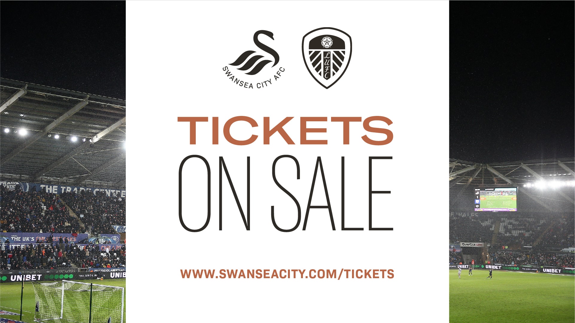 Tickets on sale for Leeds United home fixture Swansea